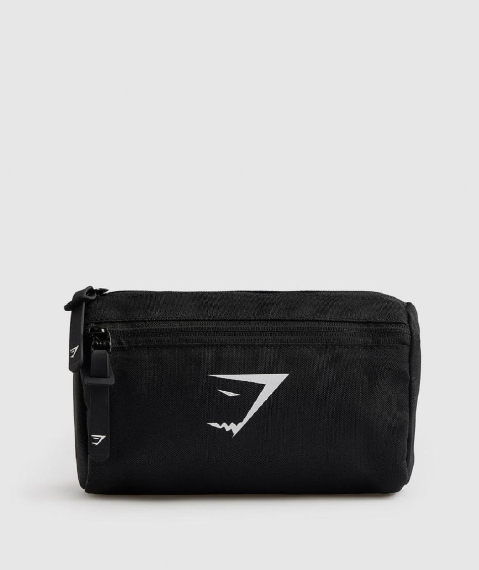 Bolsas Gymshark Sharkhead Cross Body Hombre Negras | CO 4090XYU